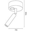ΣΠΟΤ ΕΞΩΤΕΡΙΚΟ ΚΙΝΗΤΟ "ARISTON 2" 3W LED 3000K ΜΑΥΡΟ PLUS 145-25213 - Image 3