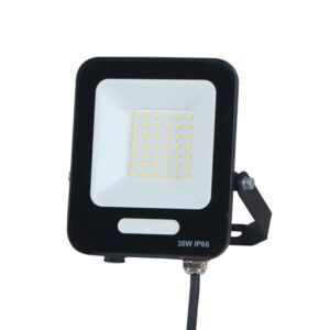 ΠΡΟΒΟΛΕΑΣ LED SMD 30W ΜΑΥΡΟΣ IP66 4000K PLUS  147-69007