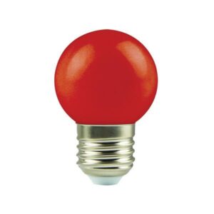 ΛΑΜΠΑ LED ΣΦΑΙΡΙΚΗ 1,8W E27 ΚΟΚΚΙΝΗ 175-265V 147-77501