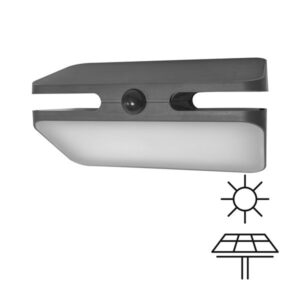 ΑΠΛΙΚΑ ΜΕ ΗΛΙΑΚΟ PANEL 7W 700LM 4000Κ IP54 ΜΕ ΑΝΙΧΝΕΥΤΗ ΚΙΝΗΣΗΣ ARTE ILLUMINA 145-20828
