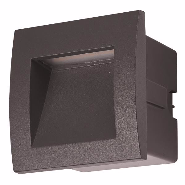 ΦΩΤΙΣΤΙΚΟ ΧΩΝΕΥΤΟ LED 3W IP54 220-240V 90X90X70mm ΓΡΑΦΙΤΗ PRO ARTE ILLUMINA 145-52501