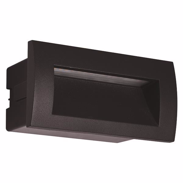 ΦΩΤΙΣΤΙΚΟ ΧΩΝΕΥΤΟ LED 3W IP54 220-240V 140X70X70mm ΜΑΥΡΟ PRO ARTE ILLUMINA 145-52502