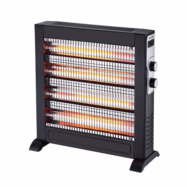 ΘΕΡΜΑΣΤΡΑ ΧΑΛΑΖΙΑ SLIM 2800W ΜΑΥΡH ΜΕ ΘΕΡΜΟΣΤΑΤΗ  300-41402