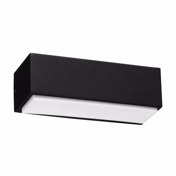ΑΠΛΙΚΑ ΤΟΙΧΟΥ ΑΛΟΥΜΙΝΙΟΥ LED UPDOWN 10W ΜΑΥΡΗ ARTE ILLUMINA NIKITA 145-82091