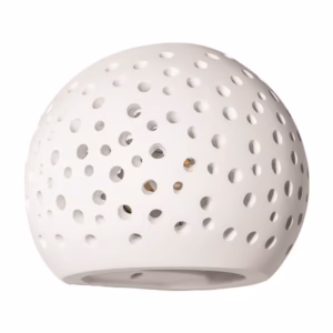 ΑΠΛΙΚΑ ΤΟΙΧΟΥ ΟΒΑΛ ΔΙΑΤΡΗΤΗ ΓΥΨΙΝΗ G9 1x6W 150x125x115mm 147-53309